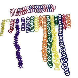 Toy Geo Chain Links over 250 Colorful Learning Pieces
